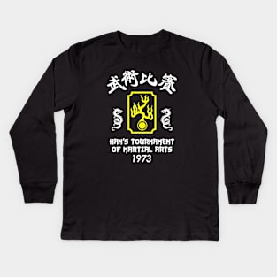 Mod.2 Enter the Dragon Han's Island Kids Long Sleeve T-Shirt